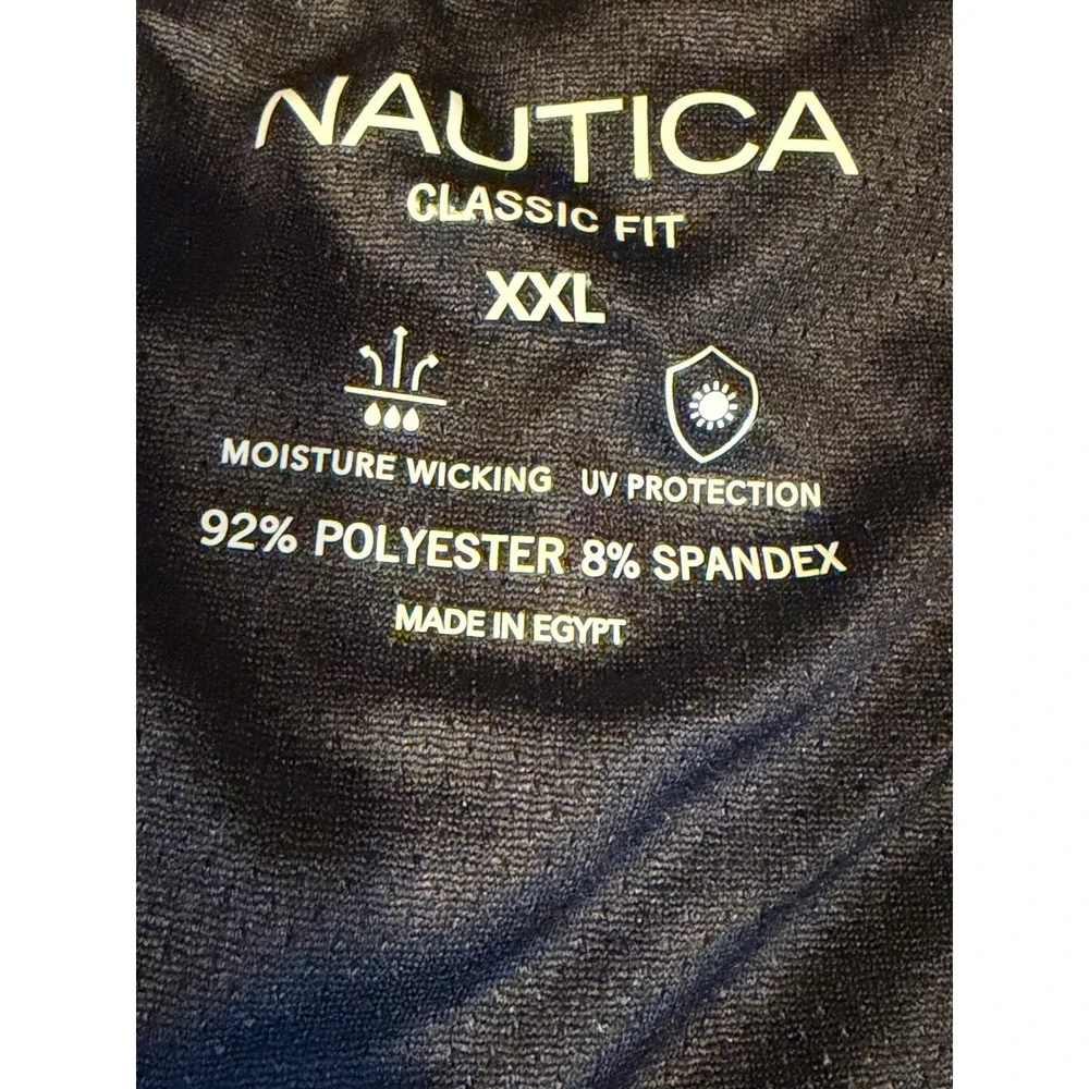 NWT Nautica Mens Swim Trunks XXL Gray Blue Colorblock Summer Beachwear Surf